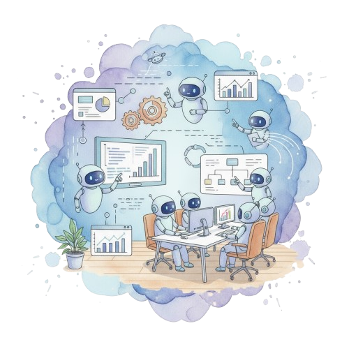 Automation using AI and Machine Learning Agents icon